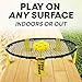 Spikeball 4 Ball Kit Includes Playing Net, 4 Balls, Drawstring Bag & Rule Book, Black/Yellow