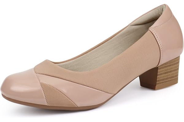 Ortho + Rest Women Bunion Dress Shoes Low Heel Orthopedic Orthotic Pumps Slip on Loafers