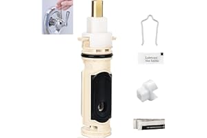 QLXAQLX 1222 Replacement Cartridge Compatible with moen 1222 Shower Valve Cartridge, 1222 Replacement Cartridge Compatible with moen Posi-Temp Faucets And Tub Shower