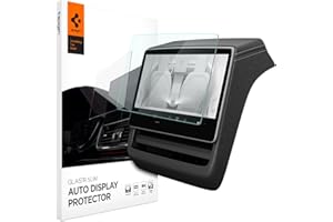 Spigen Tempered Glass Screen Protector [GlasTR Slim] designed for Tesla Model 3 (2024/2025/2026), Model Y Juniper (2025/2026) 8" Rear Touchscreen - Matte/Anti Finger Print