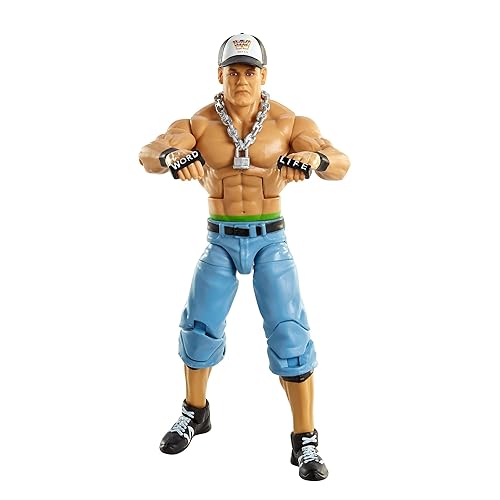 WWE John Cena 6-Inch Action Figure - Articulated Top Picks Collectible With True FX Detail