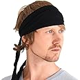 CHARM Japanese Headband Pirate Bandana - Men Ninja Head Wrap Women Hair Band