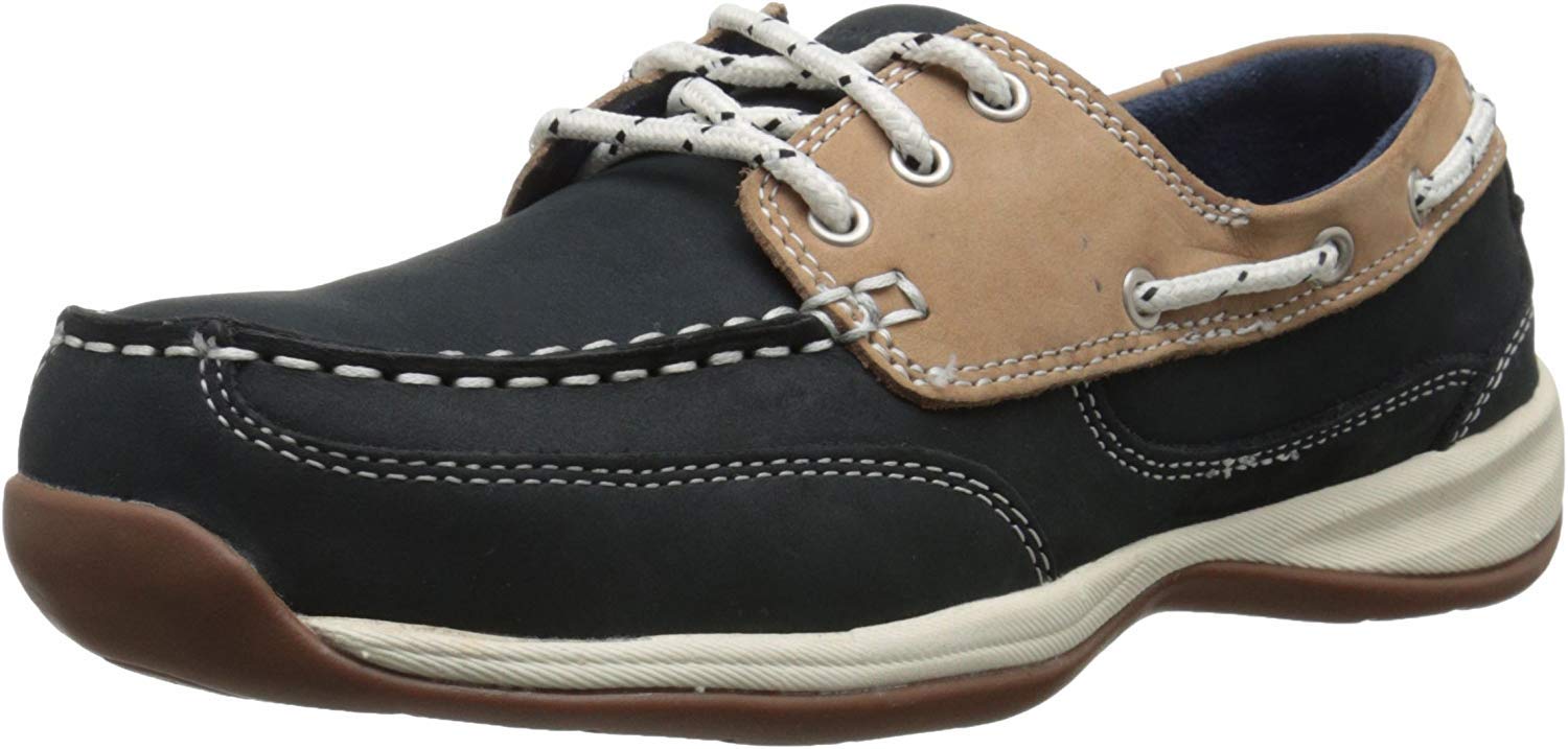View 1 of **used**Rockport womens Sailing Club Rk670-w industrial and construction shoes, Navy, 8 Wide US