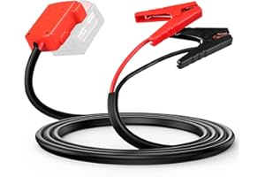 CCDOBBS Milwaukee M18 18V Battery Jump Starter Cable Clamps- 8-AWG 5.74FT Automotive Booster Cables,Cable Power Tool Line for Most Cars