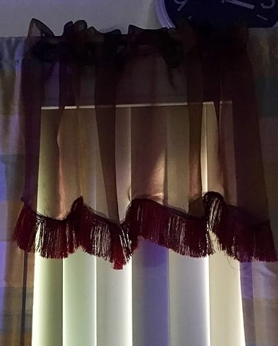 Amazon Com White Antique White Burlap Muslin Curtain Pleated