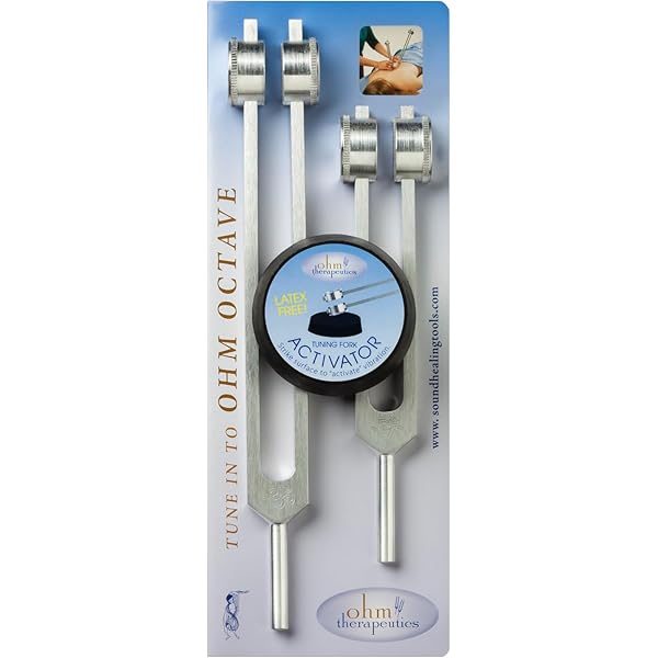 Amazon.com: Ohm Therapeutics HIGH OHM Octave Tuning Fork Set for