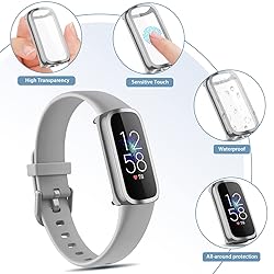 Vanjua Compatible with Fitbit Luxe Screen Protector