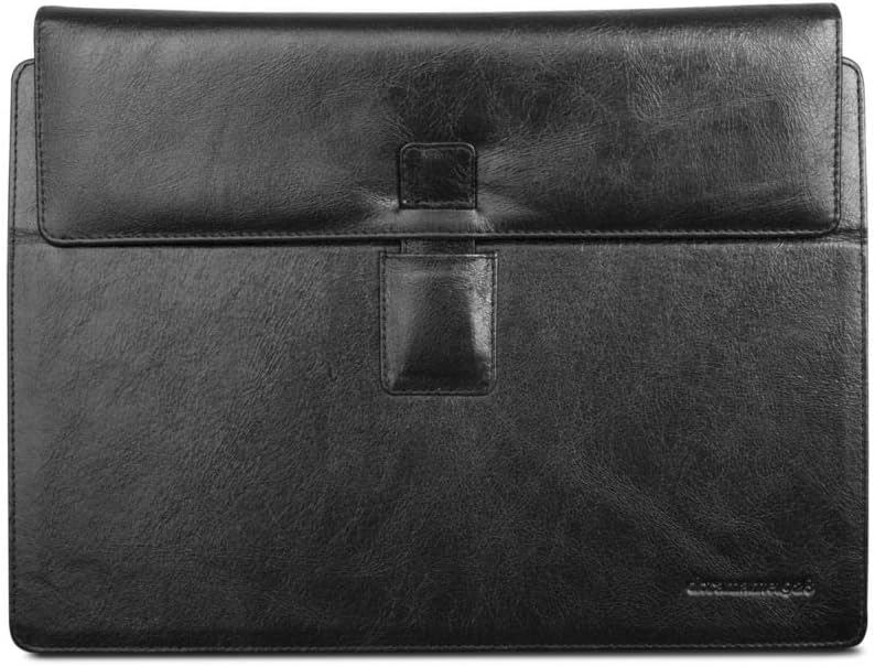 dbramante1928 Hellerup Tablet Case, Black | Handcrafted Full-Grain Leather, Compatible with MS Surface 3, 4, RT & Pro