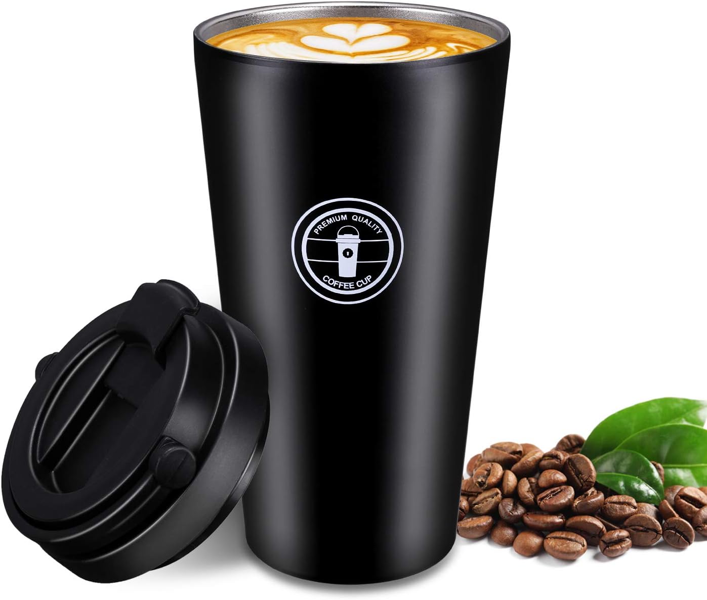 Keenso 12V Auto Wasserkocher - 450ml Edelstahl Reisebecher Mit Heizfunktion