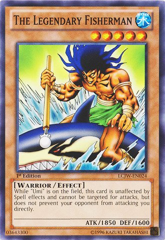Yu-Gi-Oh! - The Legendary Fisherman (LCJW-EN024) - Legendary Collection 4: Joey's World - 1st Edition - Common