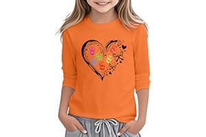 Orange Shirt Kids Boys Girls Truth and Reconciliation Shirt Long Sleeve Orange Indigenous Toddler Tee Tops