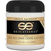 Source Naturals Skin Eternal Cream - Paraben Free With Lipoic Acid, DMAE, C-Ester, CoQ10 & HA - 4 oz Original Formula