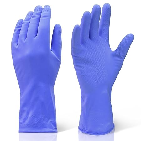 Arsa Medicare Waterproof Cleaning Household Gloves for Kitchen, Dish Washing, Laundry, Perfect For Garden and Household Tasks, Lightweight and Durable,Size: Medium, ONE Pair