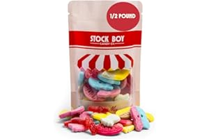 BLUE DESERT MARKET Bubs Swedish Godis Candy, 1/2 Pound Mix, Sweet and Sour, Swedish, Vegan, Stock Boy Candy Co., Imported Fresh from Sweden