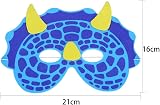 LOKIPA Dinosaur Foam Masks Kids 12 Pack Halloween Cosplay Costume Party Favors view 6