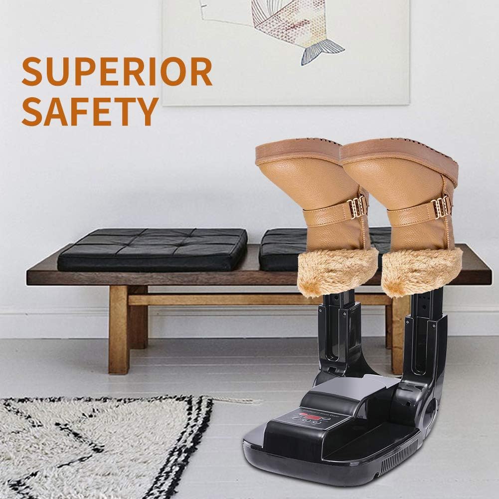 WOIYOU Electric Ozone Shoe Boot Glove Dryer &Warmer-Compact Portable&Adjustable w/Timer: Shoes