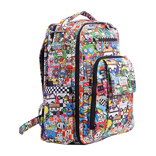 Ju-Ju-Be Tokidoki Collection Be Right Back Backpack Diaper Bag, Sushi Cars - Thumbnail 2