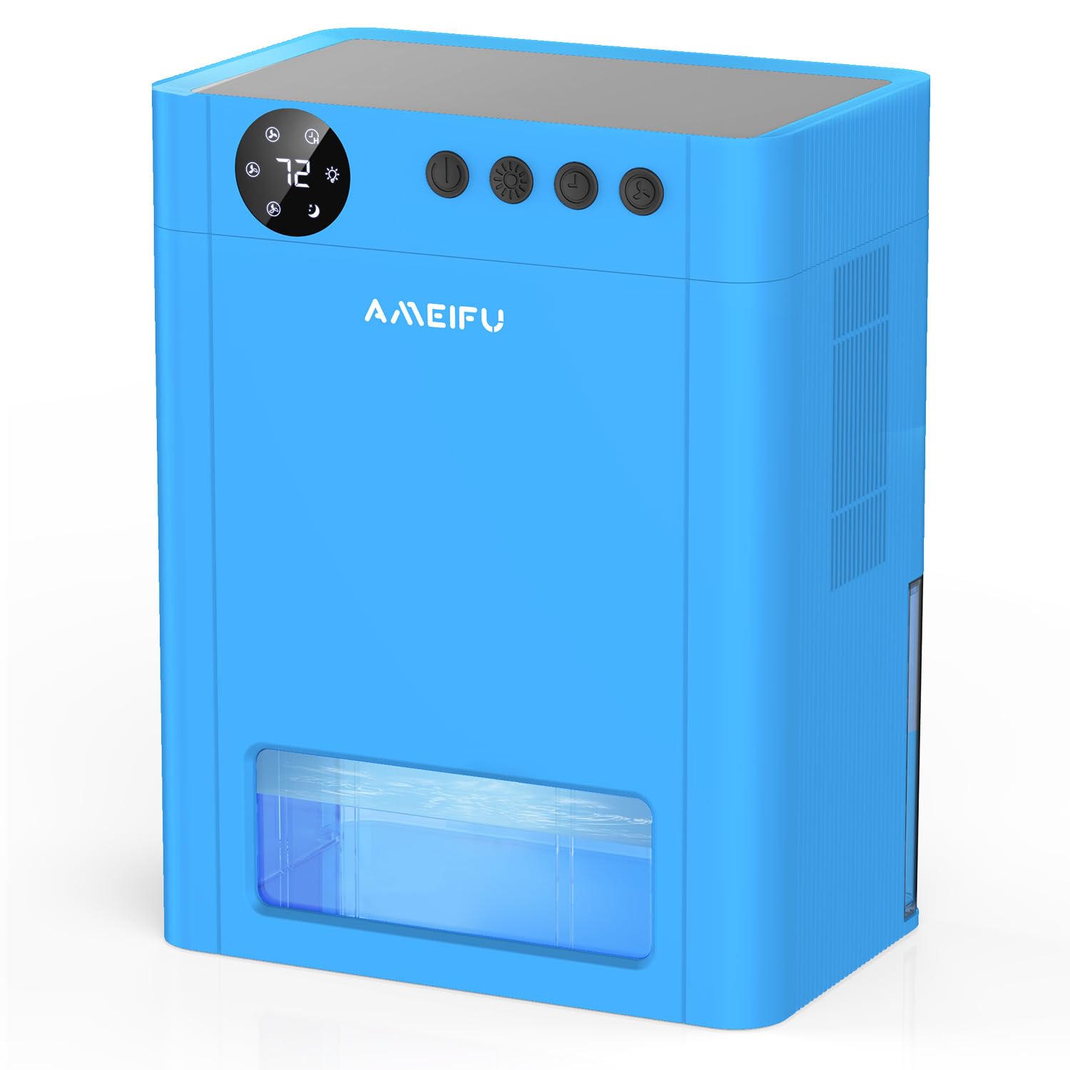 Photo 1 of ***CORRECT ITEM****Dehumidifier for Bathroom, 135 OZ Water Tank, (1000 sq.ft) Quiet Dehumidifier for Home Basement Bedroom RV Closet with Auto Shut Off,Sleep Mode, 7 Colors LED Light(White) (Blue)