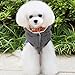 SELMAI Fleece Dog Hoodie Winter Coat for Small Boy Dog Cat Puppy Cotton Hooded Jacket Chihuahua Clothes Grey S