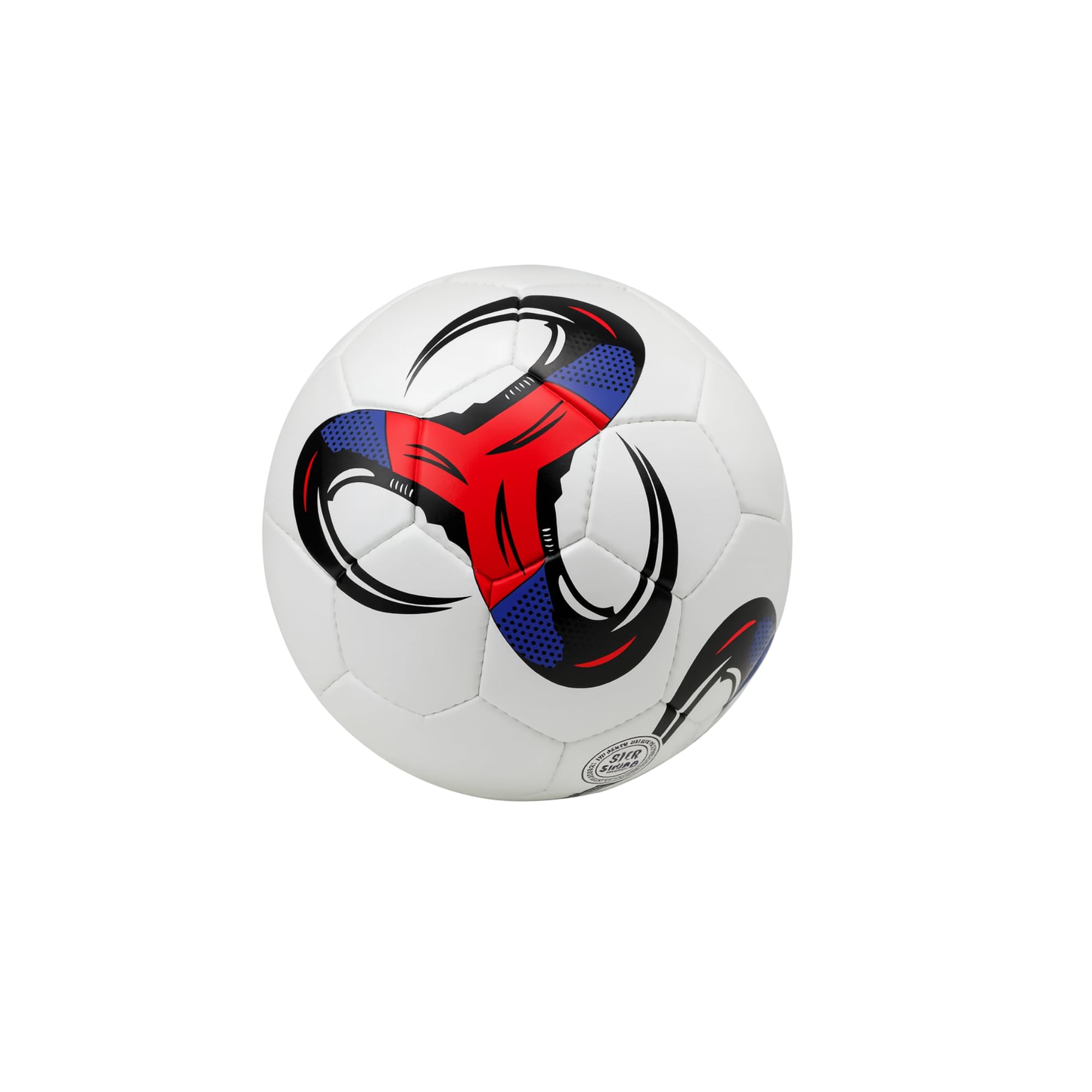 Grip Active Football Size 3 Training Ball for Kids & Adults Lightweight Soccer Ball for Indoor/Outdoor Game, Perfect for Futsal & Football Gifts for Boys (Red,Black,Navy)