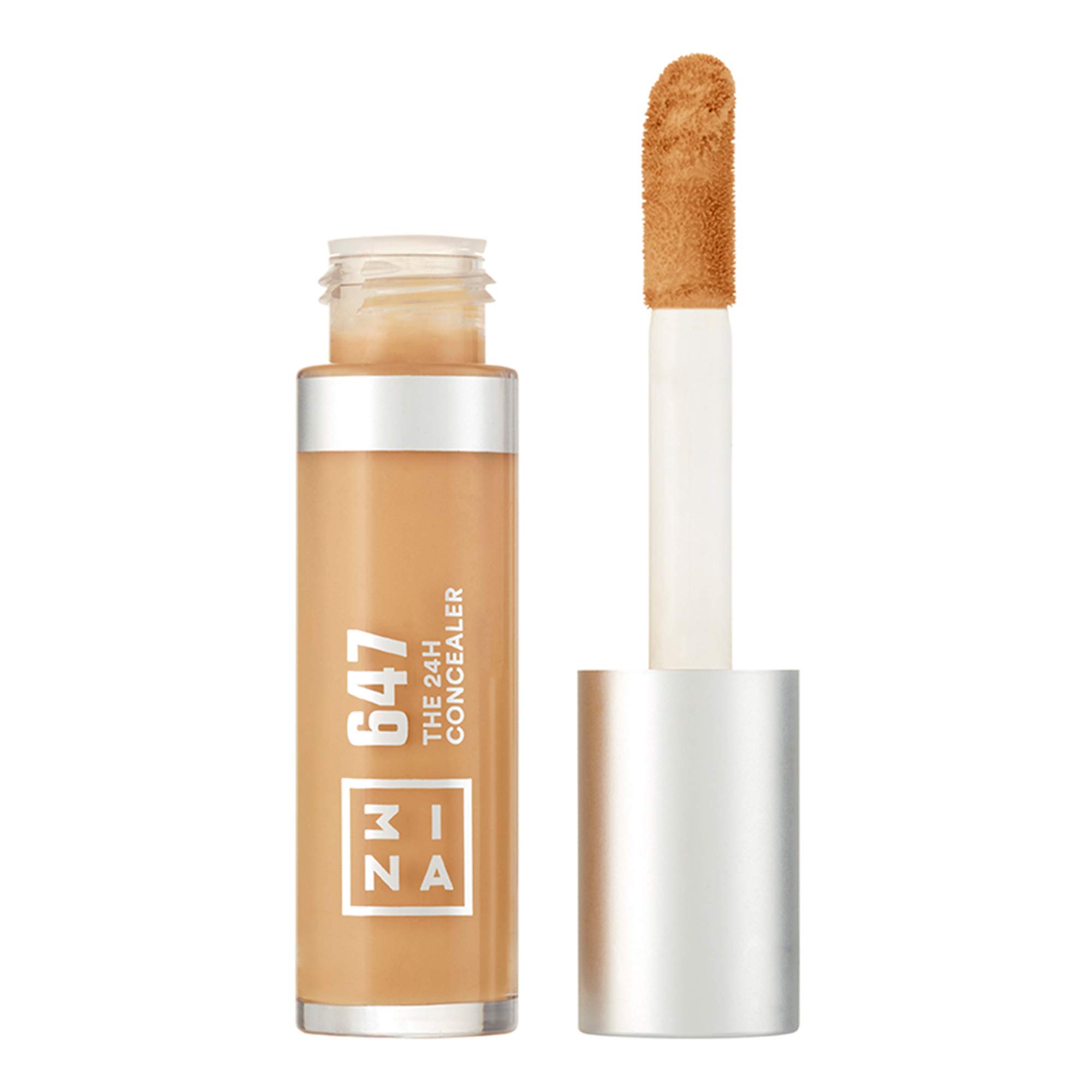 3INA MAKEUP - The 24H Concealer 647 - Medium gold Dark Circles and Blemish Liquid Concealer - Medium-Full Coverage