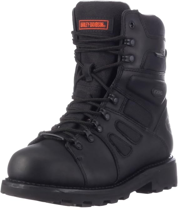 HarleyDavidson Men's FXRG3 Waterproof Black Leather Boots D98304 Motorcycle