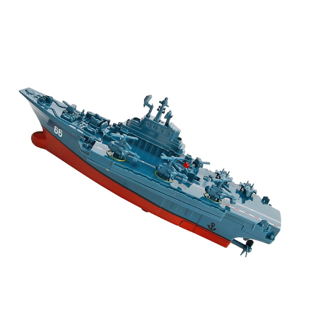 Amazon.com: Fityle Remote Control RC Radio Navy Aircraft Carrier Boat Ship  Toy - Twin Propeller: Toys & Games