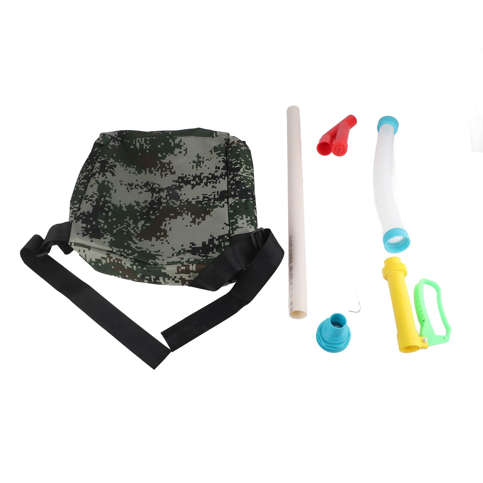 ZAWELIYO Fertilizer Spreader and Beans Planter Manual Backpack Garden Planting Tool with Adjustable Shoulder Strap Oxford Cloth for Corn Vegetables Fruit Trees Agricultural Supplies