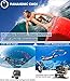 Action Camera, 2017 New 4K 30Fps 14MP Ultra HD Sport Camcorder with Panasonic CMOS Dual Display Screen Aluminium Alloy Front Cover HDMI Wifi 2.4G Remote Control 170 Degree Wide Angle 19 Mounting Kits