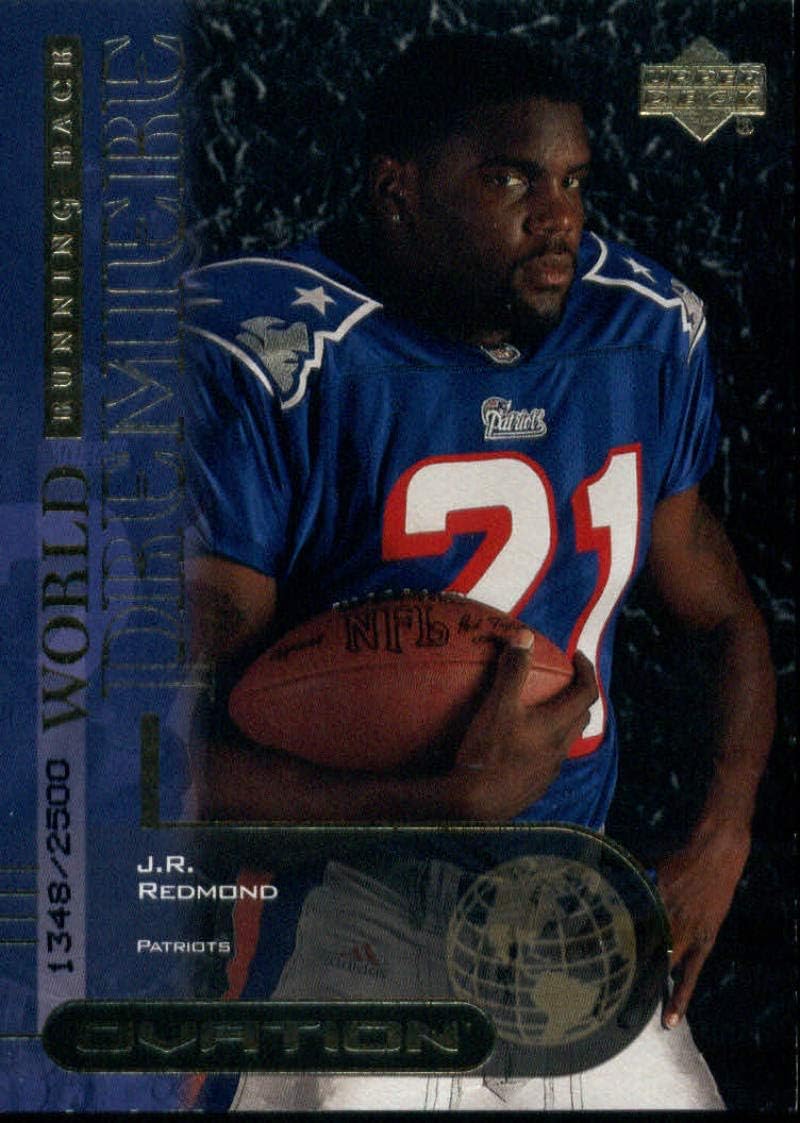 Amazon Com 2000 Upper Deck Ovation 74 J R Redmond Rc Rookie 1348 2500 New England Patriots Football Nfl Collectibles Fine Art
