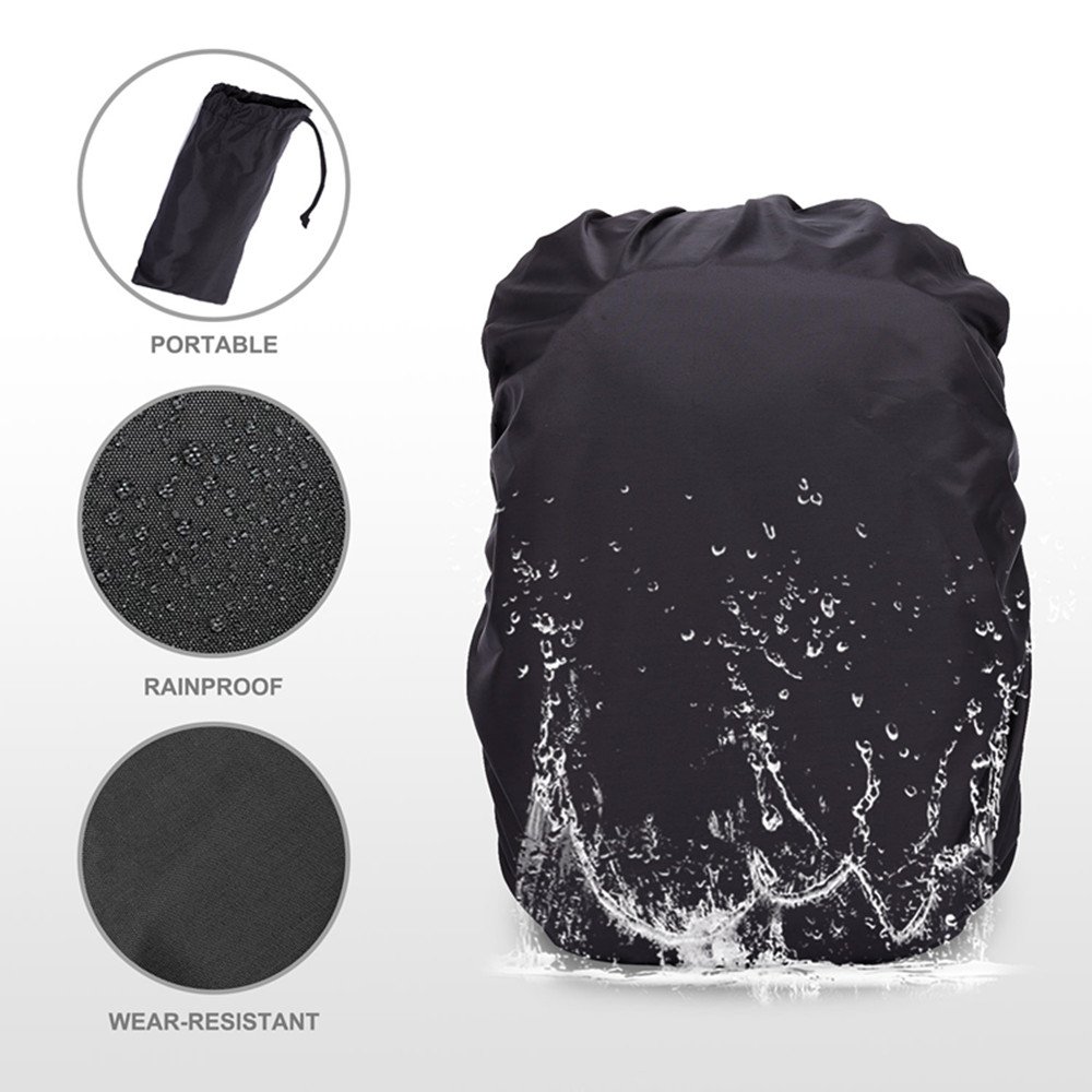 Fresion 15.6 inch Laptop Backpacks Notebook Rucksack SchoolBag with USB Port and Rain Cover for Work, School, Travel, Hiking(Grey)