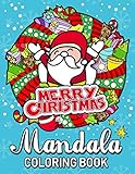 Merry Christmas Mandala Coloring Books: An Adults Coloring Pages Easy and Relaxing Design High Quali by Rocket Publishing