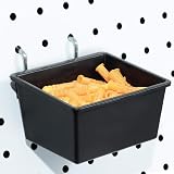 FRIMOONY Pegboard Hooks Assortment 110pc Tool Organizer w/ 50 Peg Locks for 1/8 view 5