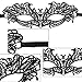 18 Pieces Mardi Gras Black Lace Mask Women Eyemask Masquerade Venetian Lace Mask