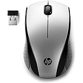 HP X3000 G3 Wireless Mouse Silver, up to 15-Month Battery,Scroll Wheel, Side Grips for Control, Travel-Friendly, Blue LED, Powerful 1600 DPI Optical Sensor, Win XP,8, 11 Compatible (683N9AA#ABL)