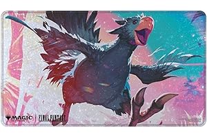 Ultra PRO - Final Fantasy x Universes Beyond Traveling Chocobo (Black) Holofoil Playmat for Magic: The Gathering | Card Game Playmat, Final Fantasy Collectibles, Desk Mat Mousepad