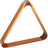 GSE Solid Wood Billiard 8-Ball Triangle / 9-Ball Diamond Pool Ball Racks | For 2-1/4" Pool Balls, Pool Table Ball Holder Positioning Rack, Diamond or Triangle Ball Racks, Pool Table Accessories