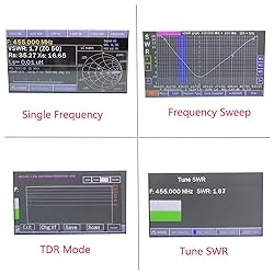 Upgraded Mini1300 Antenna Analyzer 0.1Mhz~1300MHz