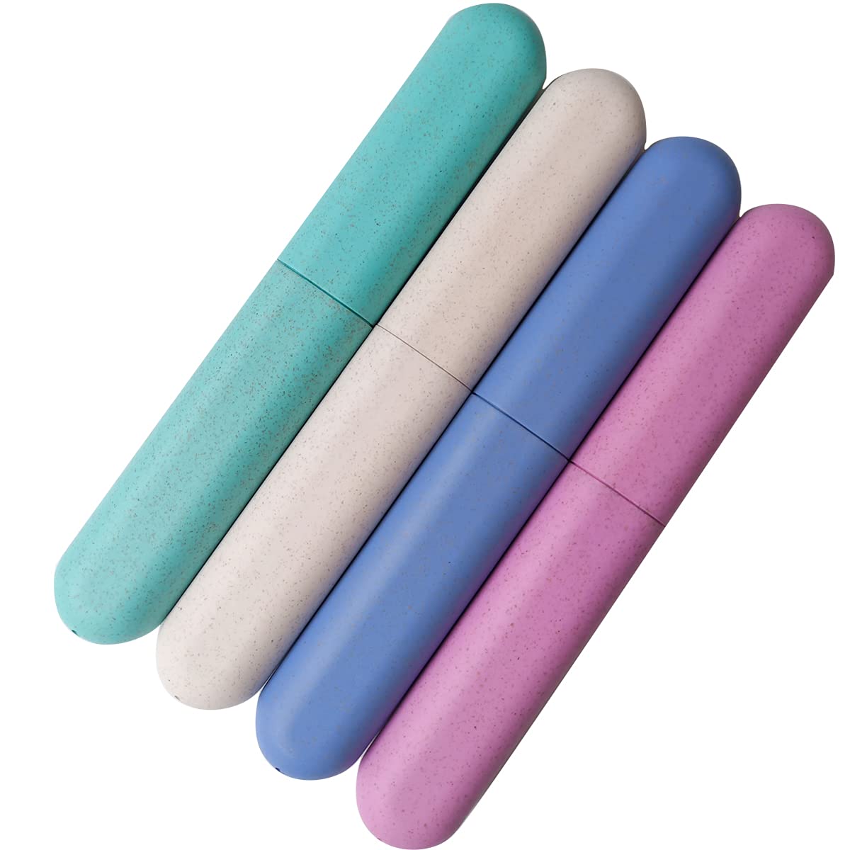 Photo 1 of ZYYC 4 Pack Travel Toothbrush Case, Holder Toothbrush Travel Containers for Trip Home Camping Dust-Proof and Sanitary ?Travel Toothbrush Holder