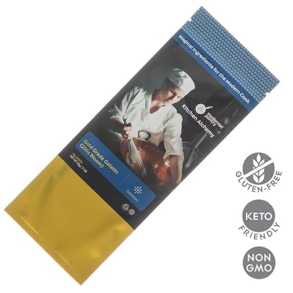 Amazon Com Modernist Pantry Gold Gelatin Sheets 200 Bloom
