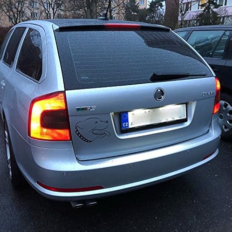 skoda octavia number plate bulb