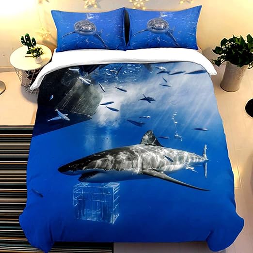 boys shark bedding