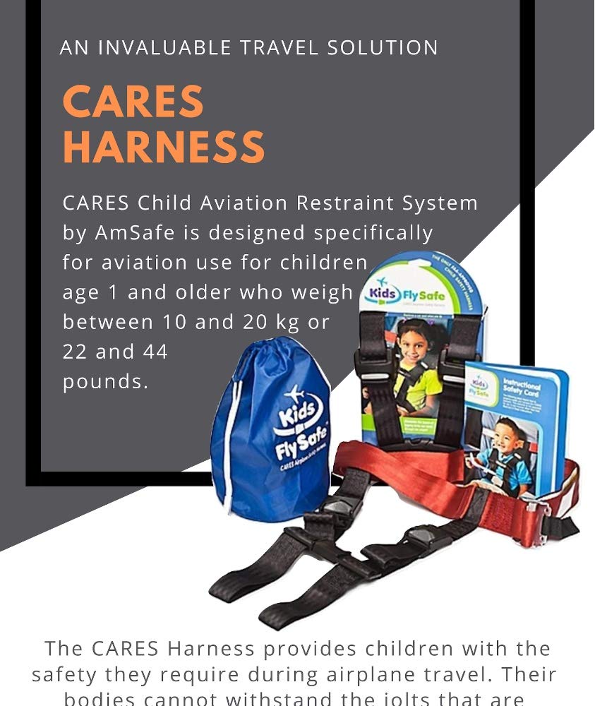 Child Airplane Travel Harness Safety Restraint System The Only FAA