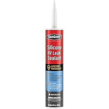 RV Roof Sealant 2-Pack - Self-Leveling Lap Sealant For Camper Trailer Roof & Window Repairs
