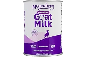 Meyenberg Evaporated Goat Milk, Vitamin D, 12 Fl Oz (Pack of 3)