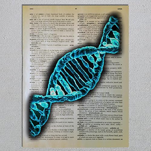 DNA Dictionary Page Art Print