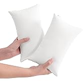 NTBAY Tiny Pillows, Down Alternative 7"x11" Microfiber Mini Pillow for Travel, Pets, Soft Machine Washable Small Pillows for Neck, Wrist, Lumbar and Knee, White