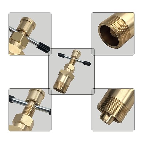 Olive Puller, Solid Brass Corrosion-Resistant Copper Pipe Adapter 1/2