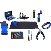MusicNomad Ultimate At Home Guitar and Bass Work Station (MN290) | Includes a Work Mat, Cradle Cube and String-Change Tools for a Complete Home Guitar and Bass Workstation.
