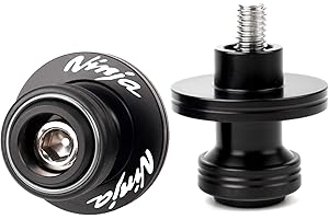 ZEXDDI Fit For KAWASAKI Ninja 650 2025 Ninja 500 SE Ninja 400 NINJA 1000 SX 2017-2024 2025 ZX-4RR ZX6R 636 ZX10R ZH2 CNC Motorcycle Swingarm Spool Sliders Stand Screws (Grey)